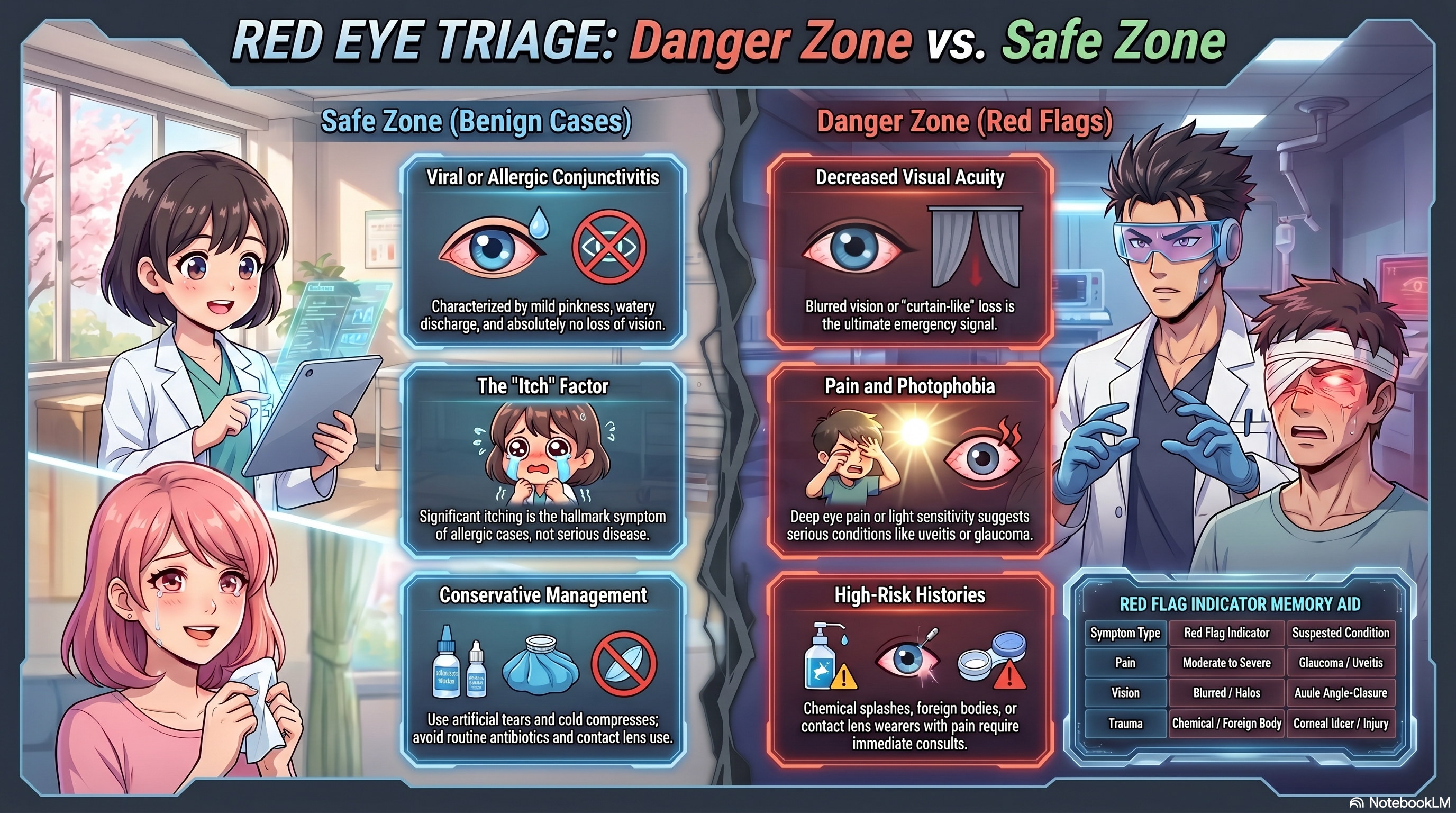 Red Eye in Clinical Practice: When You MUST Consult an Ophthalmologist