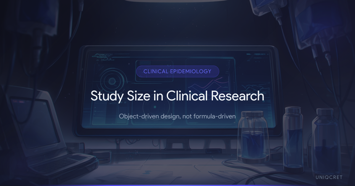 Principles of Study Size Calculation in Clinical Research